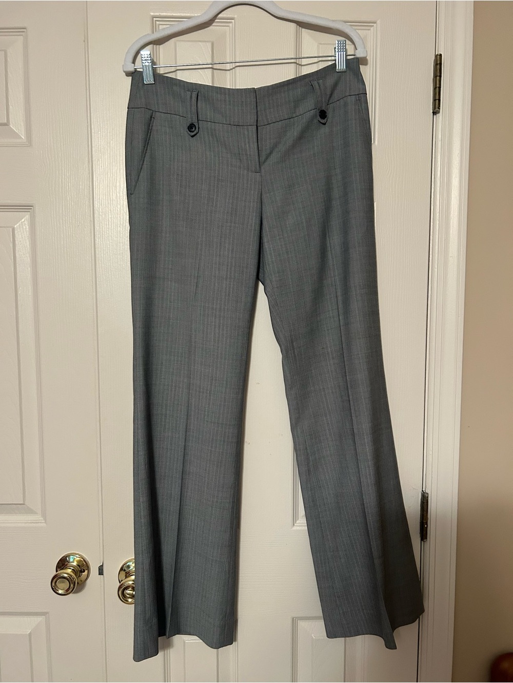 LOFT Gray Trouser Dress Pants